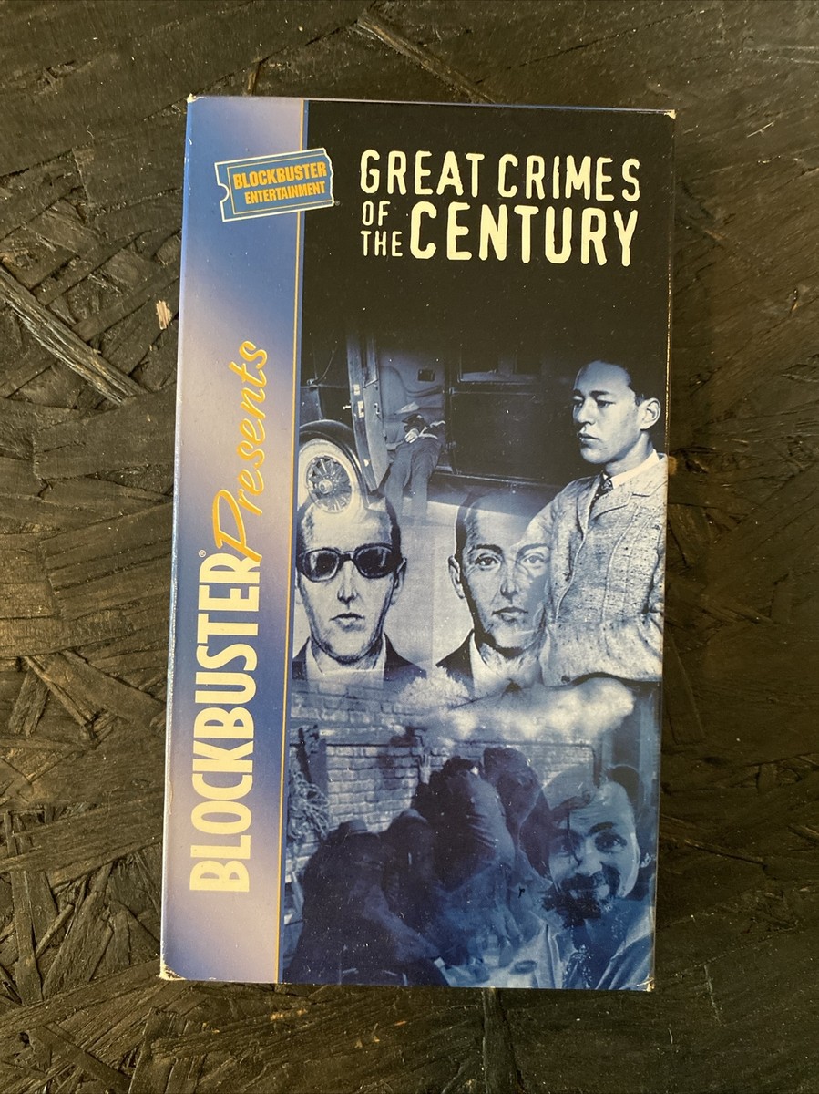 Great Crimes Of The Century (1996, VHS) Blockbuster Entertainment