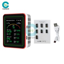 Tuya WiFi 15 in 1 Air Quality Detector AQI PM0.3/1.0/2.5/10 CO2 TVOC HCHO Tester