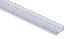PLINTH SEALING STRIPS CLEAR 18/19mm panel-64cm(640mm)-FREE NEXT DAY