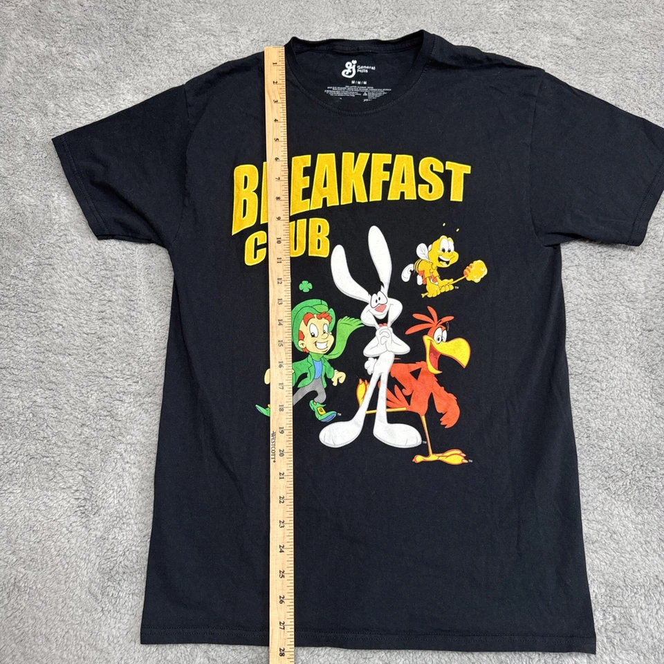 General Mills Breakfast Club Cereal Hombre Mediano M Negro Foto 4 de 4