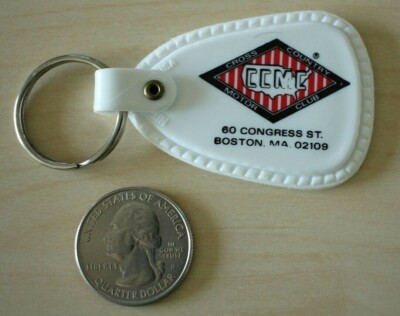 CCMC Cross Country Motor Club Boston MA Mailbox Return Keychain Key Ring #29541