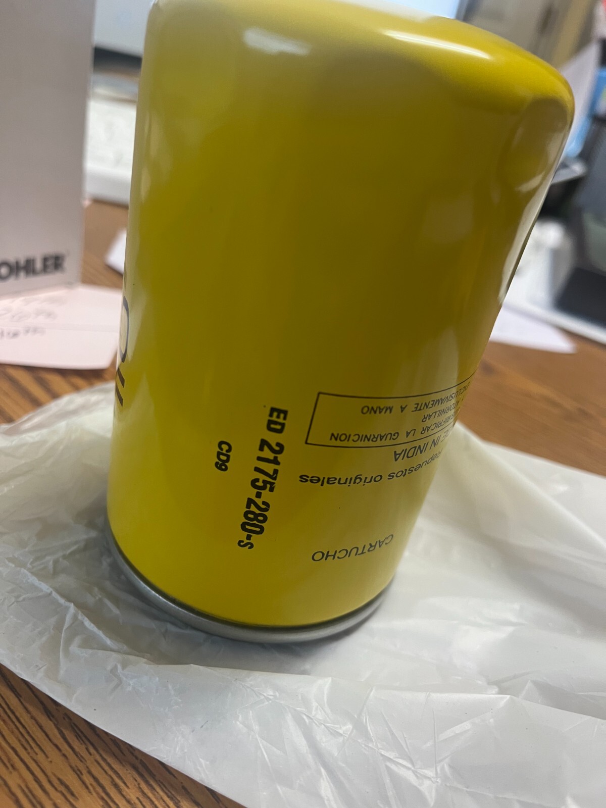 ED0021752800S KOHLER OIL FILTER for sale online eBay