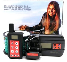 Remote Dog Training Collar  In-ground Electronic Containment Fence System Combo