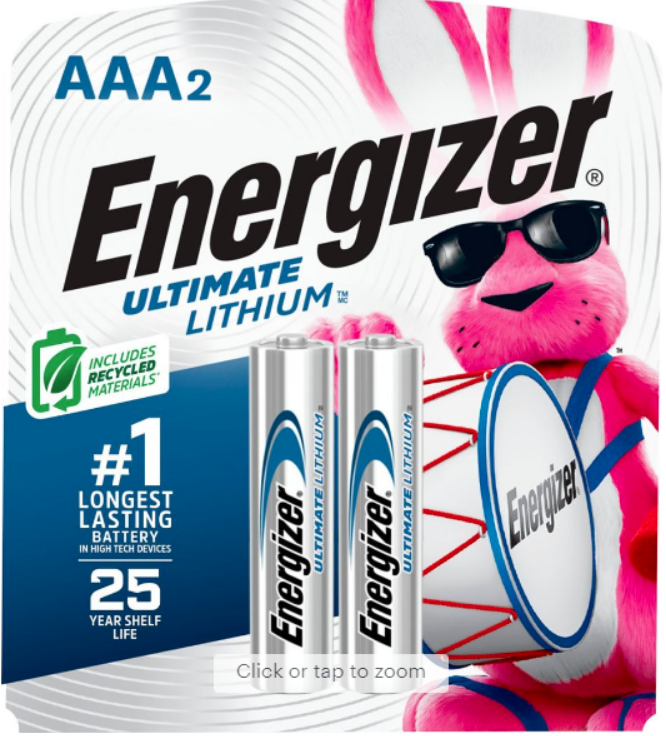 ENERGIZER BATTERIES AAA2 -  12 PACK-image