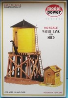 Ho Scale-model Power-428-water Tank & Shed Model Building Kit-molded In 4 Colors Ho Scale-model Power-428-water Tank & Shed Model Building Kit-molded In 4 Colors