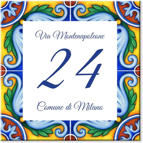 Insegna Moderna Per Casa, Targa Con Indirizzo, Insegna In Metallo Personalizzata, Targa Per Esterni, Targa Con Numero Civico, Targa Personalizzata Per Casa, Insegna Con Indirizzo In Metallo - Italia - Foto 10