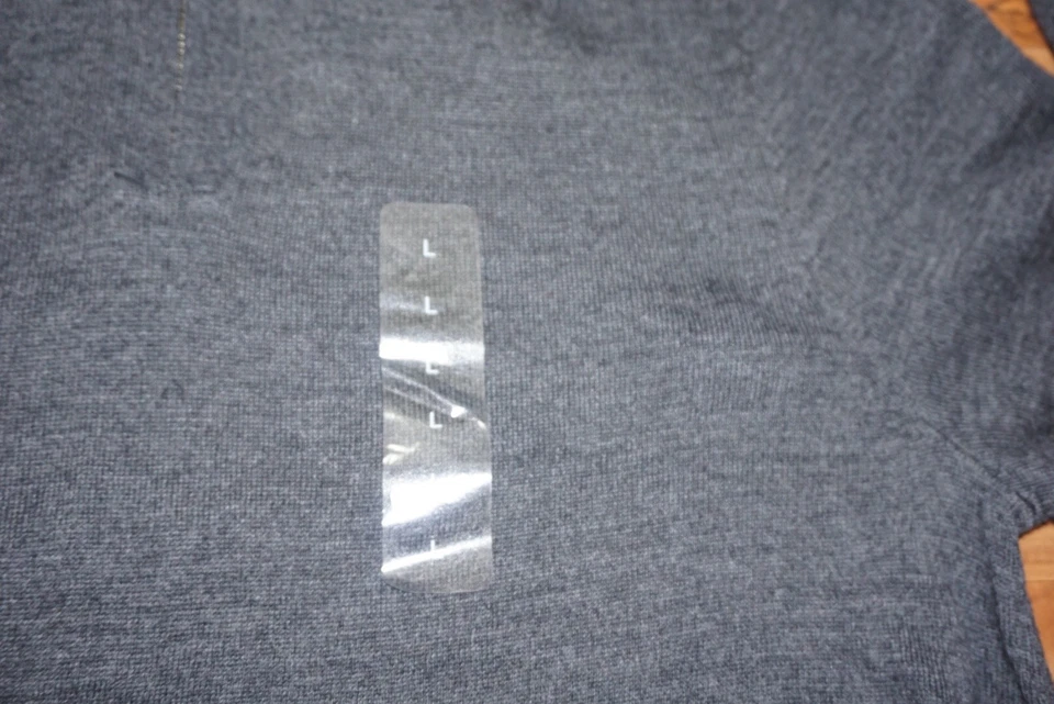 club room Large Sweater New With Tags Charcoal Grey. Men’s Sweaters. Merino Wool - Image 4 of 4