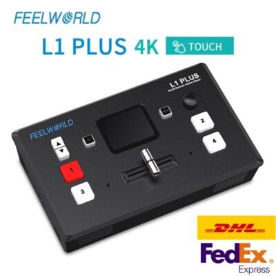 FEELWORLD L1 PLUS Multi-came Video Mixer Switcher TouchScreen USB2.0 PTZ Control
