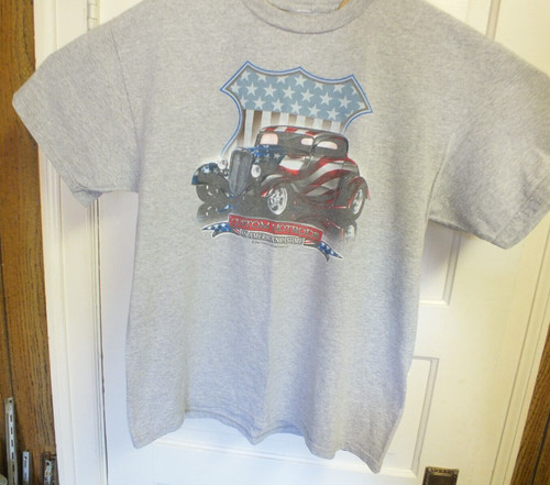 Custom Hotrods Unbranded Shirt Men's Large Gray