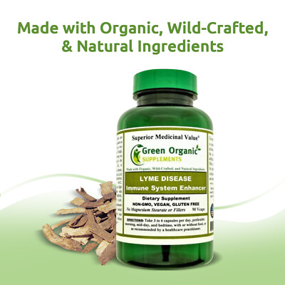 Lyme Disease 90 Capsules for Immune System, Antibiotic, Natural Vegan Supplement