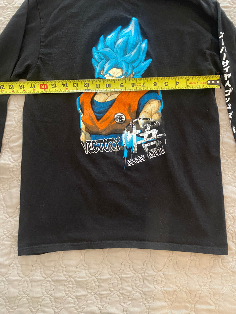 Dragon Ball Z Long Sleeve Shirt Youth MED Anime Y2K Goku