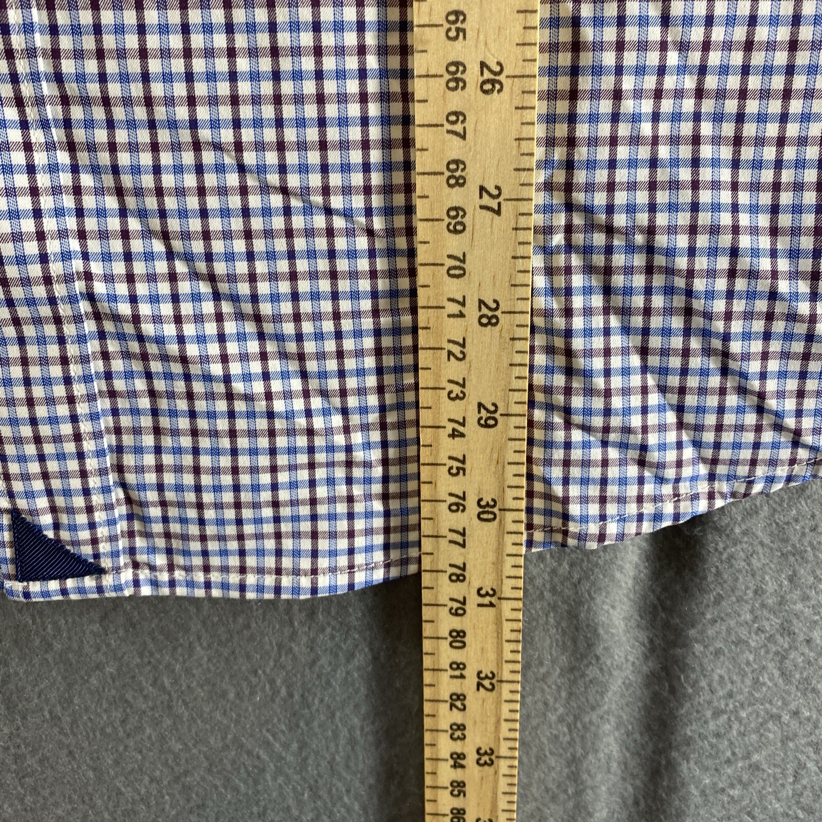 UNTUCKit Shirt Mens 2XL Blue Button Up Collared S… - image 6