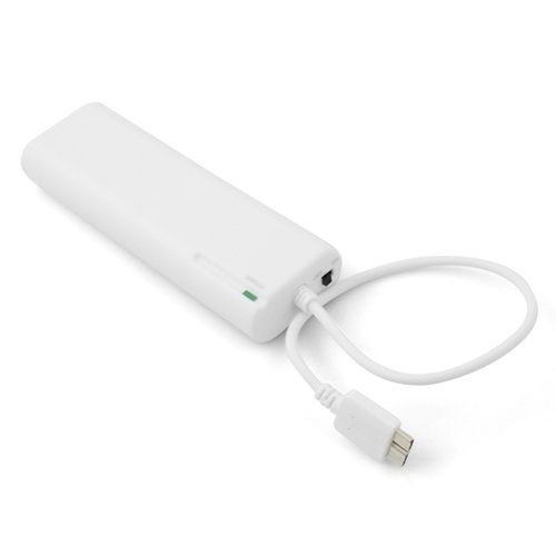 System-S Micro USB 3.0 Externe Batterie Accu Paquet Chargeur Blanc - Photo 1 sur 1