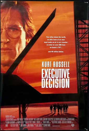 G031    EXECUTIVE DECISION original DS Int'l 1sh '96 Kurt Russell, Steven Seagal