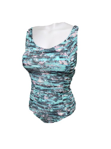 Speedo Women's Size 10 Ruchet Soft Padded Shelf Bra Swim Suit(#e7 | eBay