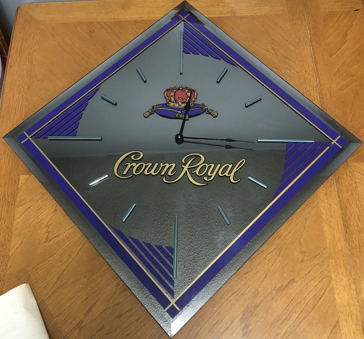 CROWN レア 昭和レトロ パネル時計(ジャンク) LABEL】ポップなグリーンの文字盤に温度センサー搭載の RECORD CITIZEN その他