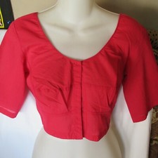 RANI Pink FABULOUS Choli FINE BLOUSE For SARI Skirt TOP 36" BUST Size MEDIUM