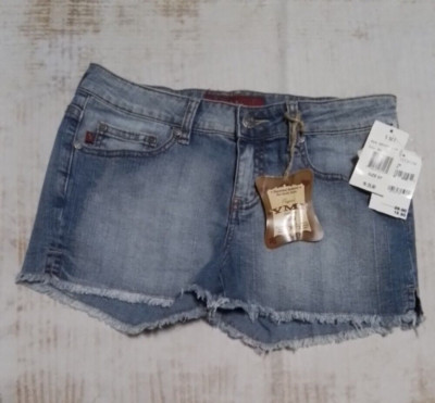 New Ymi Women Jean Shorts Denim Medium Wash Size 7