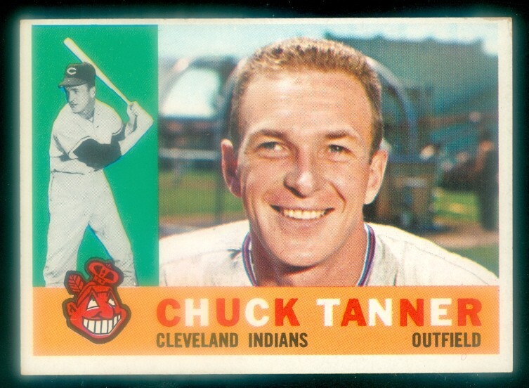 1960 Topps #279 Chuck Tanner Baseball Card EXMT Condition