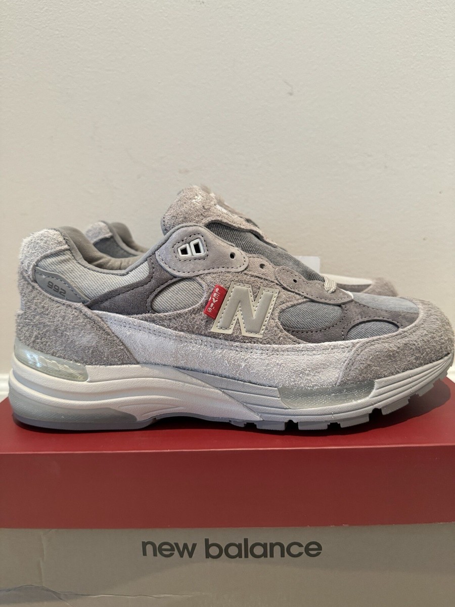 New Balance 992 x Levi's Grey Denim Men's Size 10 Brand New New Balance 992 x Levi's Grey Denim Men's Size 10 Brand New