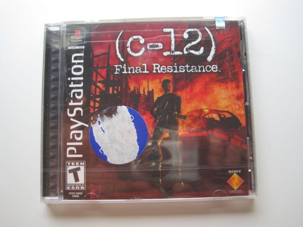 C-12: Final Resistance PS (Brand New Factory) Playstation PS1