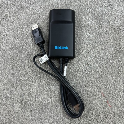 BizLink Displayport DP to DVI-D Dual Link USB Adapter CN-OXT625 Black