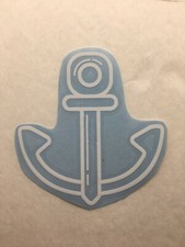 Anchor 2 Die Cut Vinyl Sticker Decal Beach Summer Reef