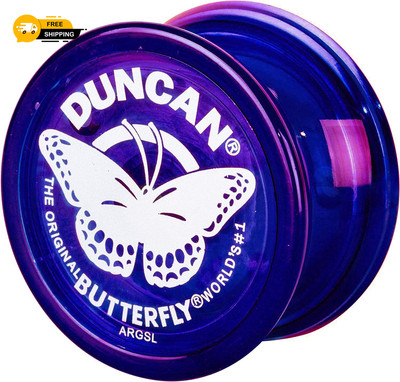 Toys Butterfly Yo-Yo, Beginner Yo-Yo with String, Steel Axle and Plastic Body
