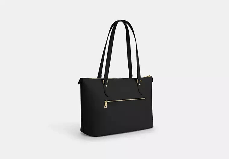 COACH 黒 レザー トートバッグ COACH コーチ トートバッグ 2way 肩がけ レザートート ブラック
