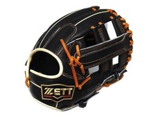 ZETT Prostatus Shogo Nakamura Model 11.75 inch Black Infielder Glove