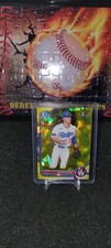 2022 Bowman Draft Chrome Sapphire Sean McLain YELLOW REFRACTOR 1st /99 #BDC-50