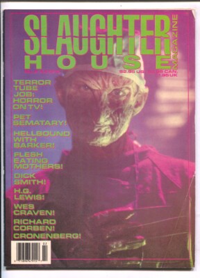 MAG: Slaughter House #2 1989-HCS-Pet Semetary-Wes Craven-Richard Corben-viole...