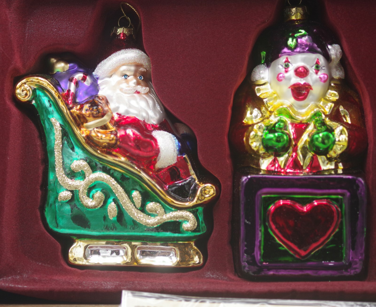 NEW THOMAS PACCONI MUSEUM SERIES QVC 6" SANTA CLOWN ORNAMENTS eBay