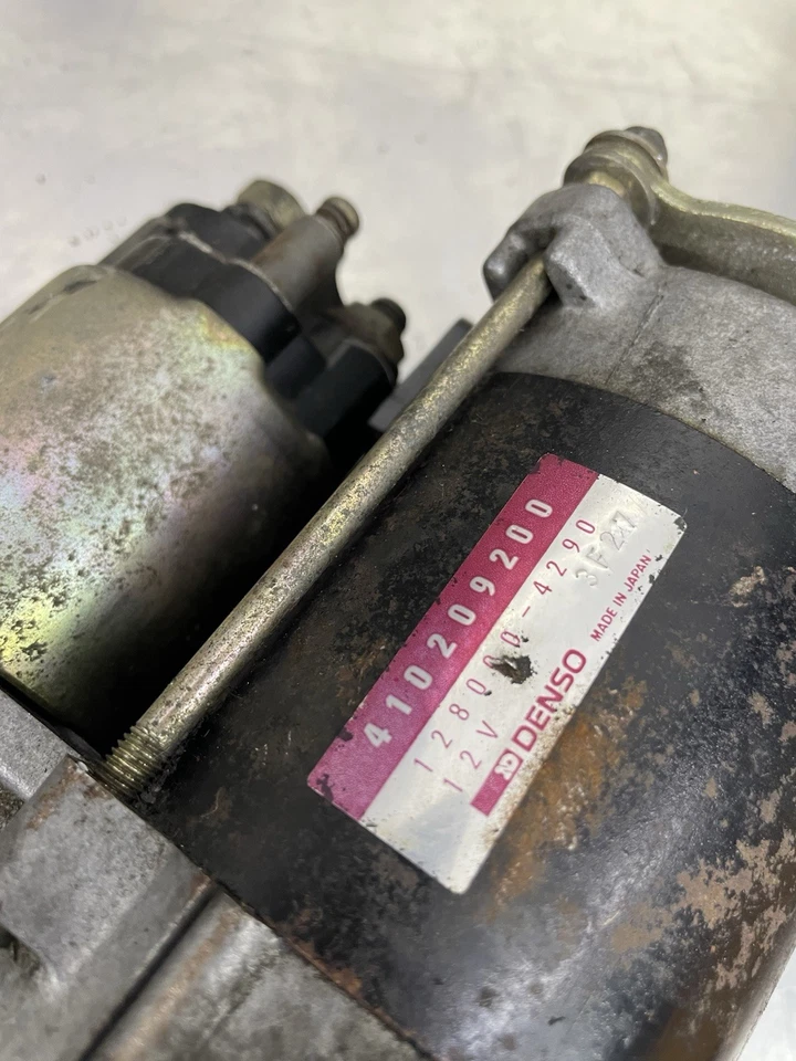 84-88 OEM Ski-Doo Safari Saga 377 Conjunto de motor de arranque eléctrico con placa de montaje Foto 2 de 4