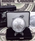 2024 "W" American *BURNISHED* Silver 1oz Eagle $1 BU UNC Box & COA ECC&C, Inc.