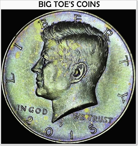 2015-P Kennedy Half Dollar — photo from the most recent tracked eBay sale