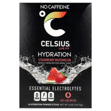 Live Fit, Hydration, Essential Electrolytes, No Caffeine, Strawberry Watermelon,