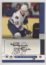 2005-06 Upper Deck Be a Player SP Signatures Trevor Linden #TL Auto 0c3