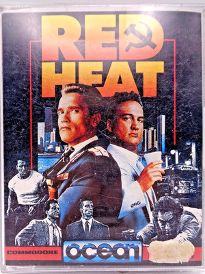 COMMODORE 64/128 -- RED HEAT  ( OCEAN )