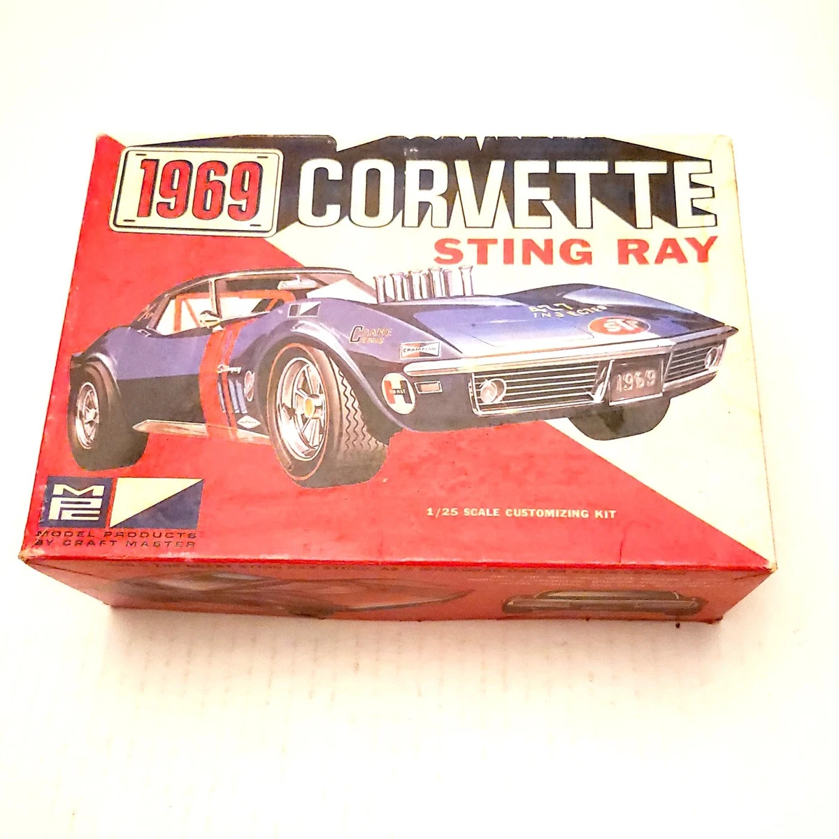 Corvette Stingray Model Kit In Vintage Automotive Toy Models