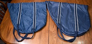 Dover, lot of 2 saddle bags, navy cover $119.90