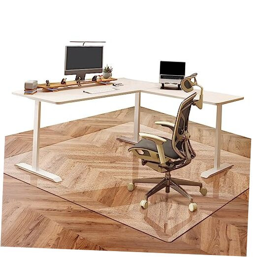 Office Chair Mat for Hardwood Floor: Extra Large Chair Mats for 63