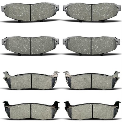 ALADICHE Front Rear Ceramic Brakes Pads Compatible with 1997-2003 Ford F-150,...