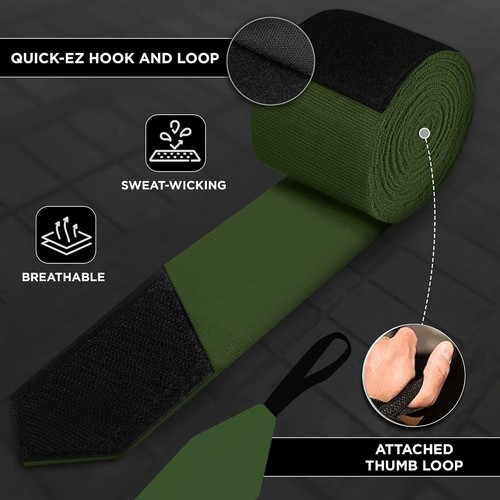 Training Boxing Glove &Boxing Hand Wraps Bundle for Kickboxing,Muay Thai,Support - Picture 9 of 111