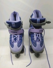DBX Girls Express Quad Adjustable Roller Skates Size L 5-8 