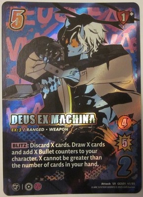 Universus UVS UFS CCG Guilty Gear Strive Deus Ex Machina SR GGS01 41/85 NM 2
