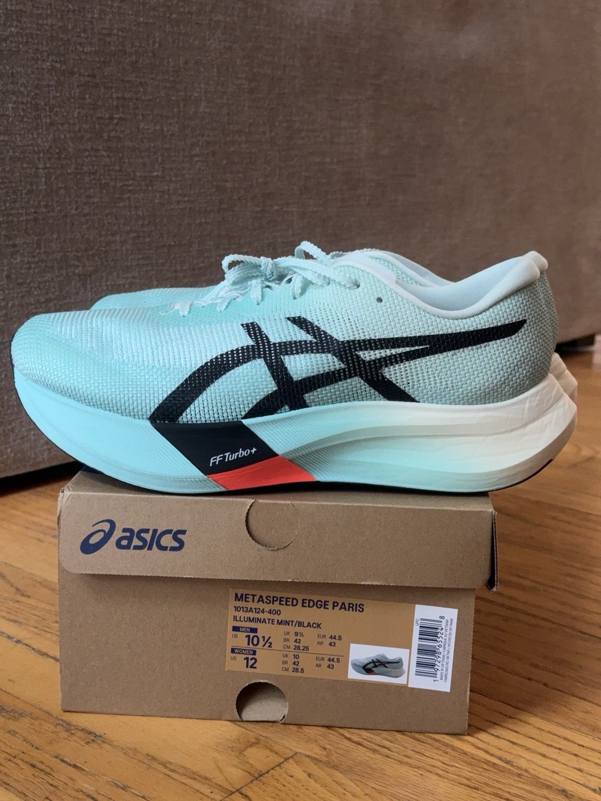 Asics Metaspeed Edge Paris Carbon Plate Marathon Running Shoe Men’s 10.5 New