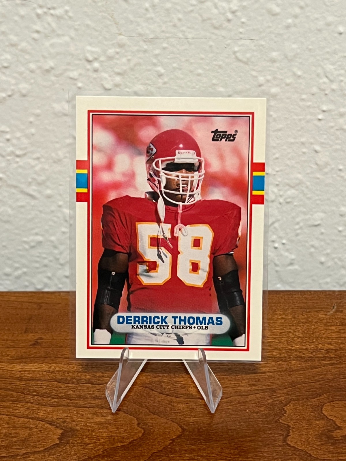 Derrick Thomas 1989 Topps Traded Rookie Card RC #90T Kansas City Chiefs