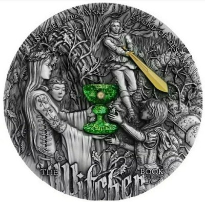 Niue 2020 5$ SWORD OF DESTINY the Witcher 2 Oz silber Münze