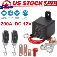 Car Battery Disconnect Switch Remote Control Power Kill Master Isolator Cut Off Car Battery Disconnect Switch Remote Control Power Kill Master Isolator Cut Off